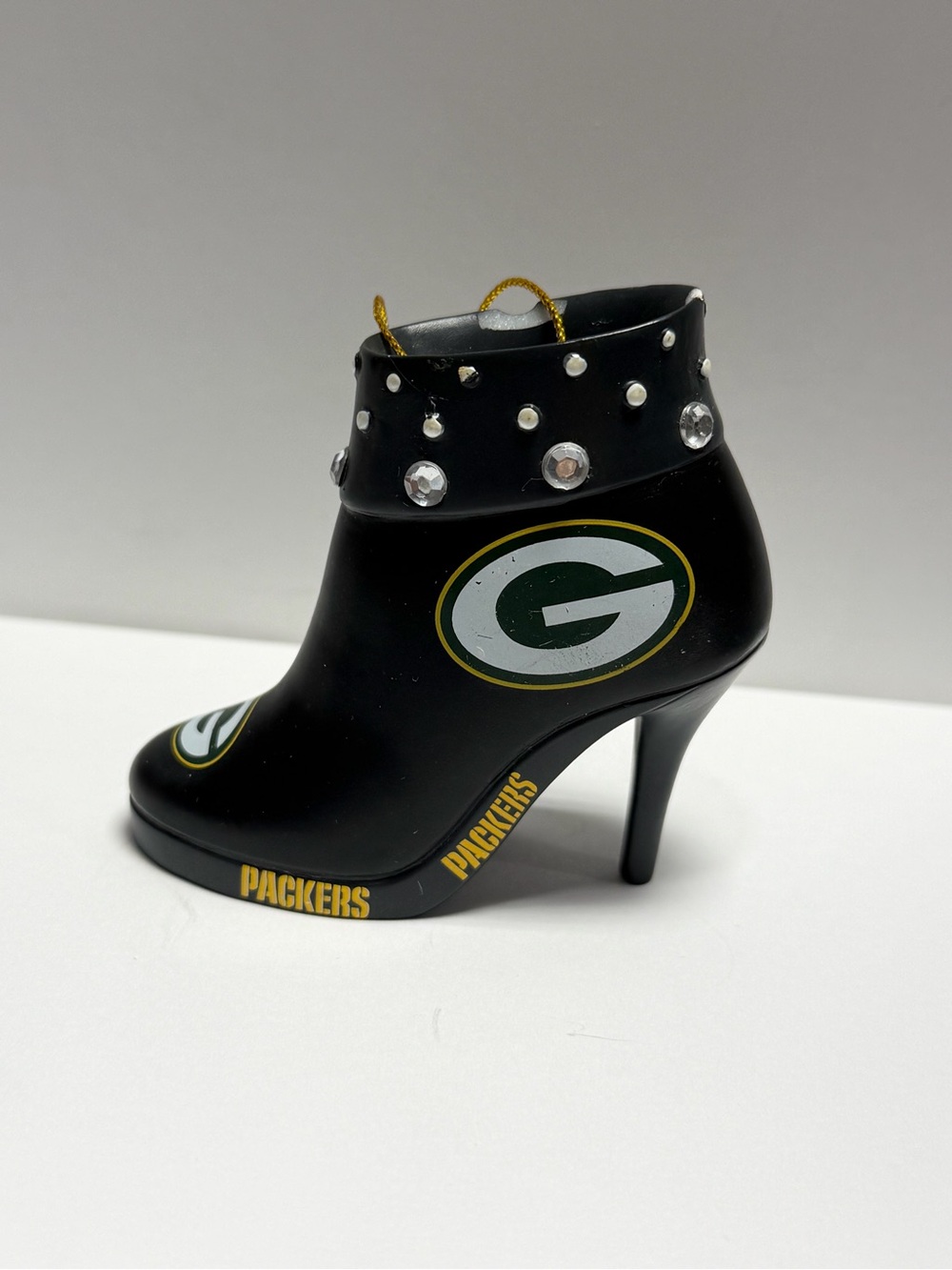 2011 Bradford Exchange Packers “Kicks and Glitter” Stiletto Shoe Ornament